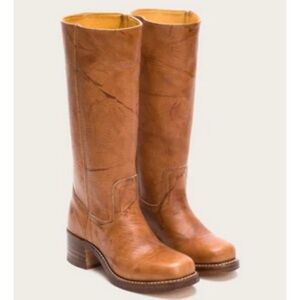 Frye Campus Boots in oiled leather